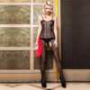 Sexy hollow open file lace jumpsuit