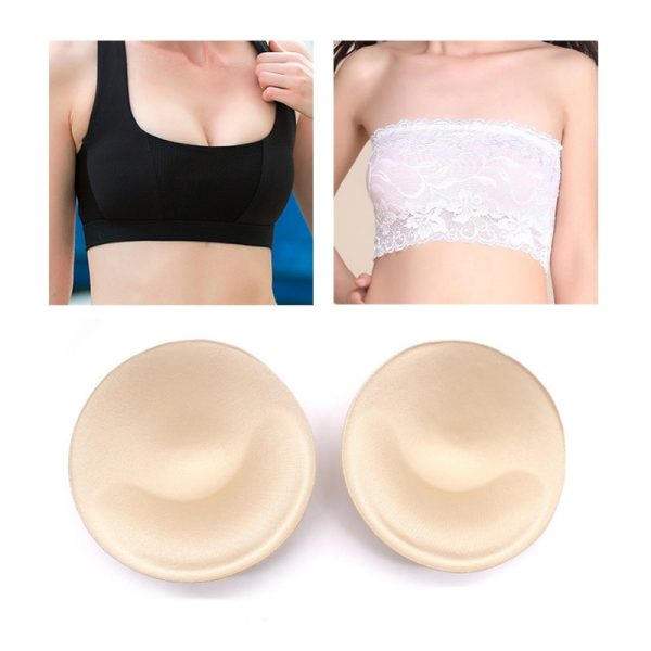 2pcs 1pair Women Intimates Accessories Sponge Swimsuit Breast Push Up Bra Padding Chest Enhancers Bra Foam Insert Chest Cup - Image 3