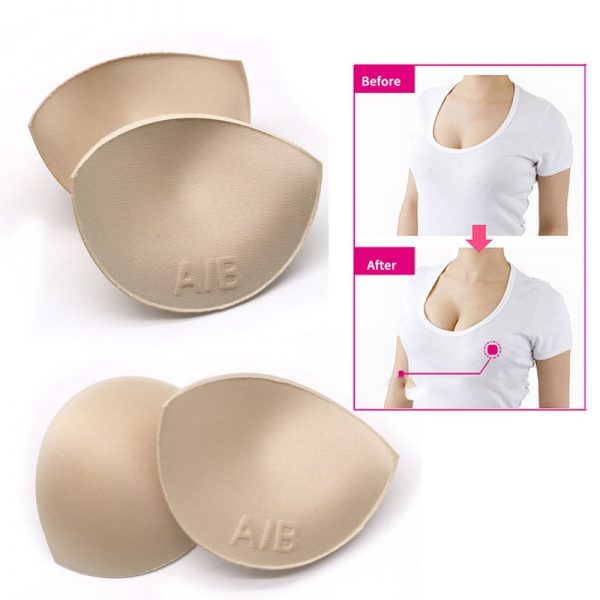 2pcs 1pair Women Intimates Accessories Sponge Swimsuit Breast Push Up Bra Padding Chest Enhancers Bra Foam Insert Chest Cup - Image 2
